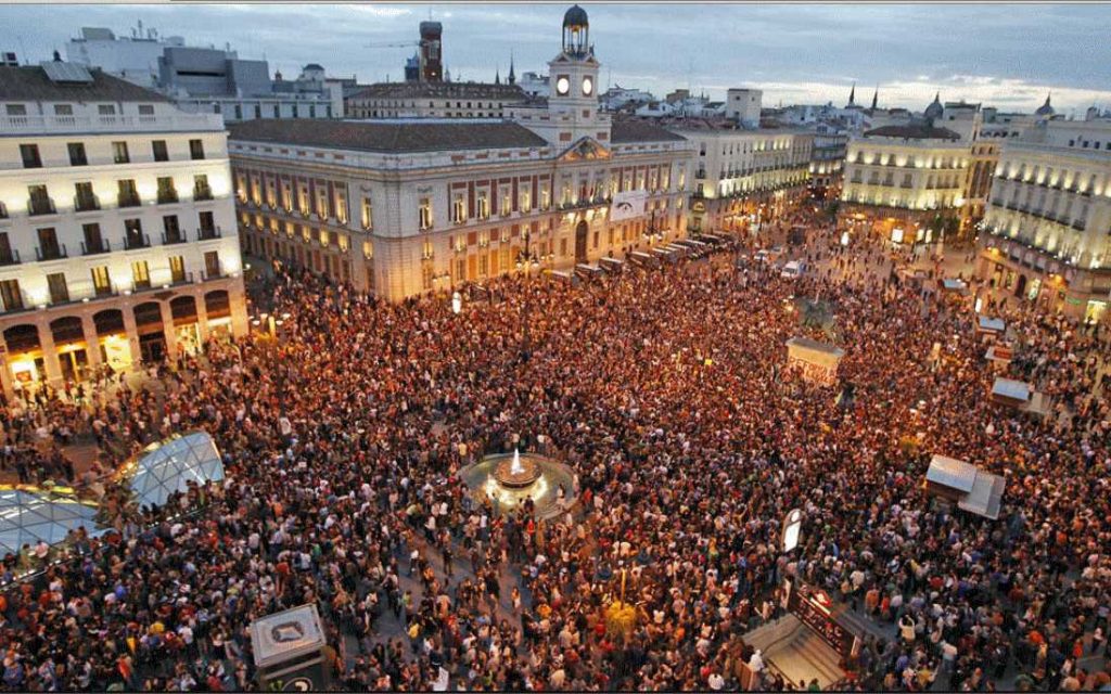 Madrid, 2011. 15M protests